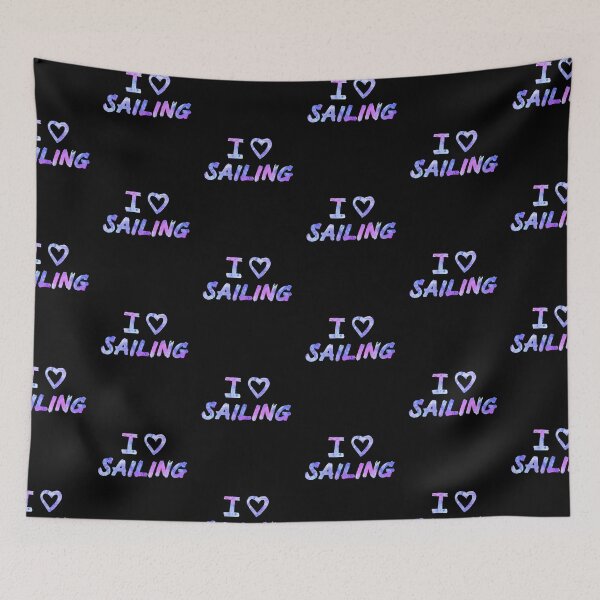 Item preview, Purple I Love Sailing  designed and sold by Mochi-Merch.