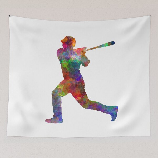 Item preview, Baseball player hitting a ball designed and sold by paulrommer.