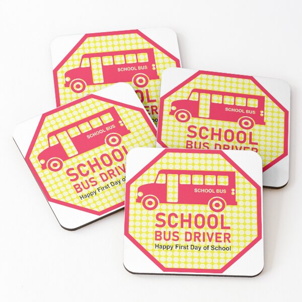 Item preview, SCHOOL BUS DRIVER, bus stop signs mocking t-shirt, First Day of School,  designed and sold by juartshop.