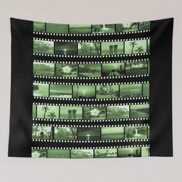 Item preview, Filmstrip Collage of Hawaii in Green designed and sold by Mount-Molehill.