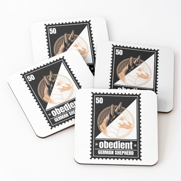 Item preview, cool obedient German shepherd / stamp designed and sold by Nathan256.