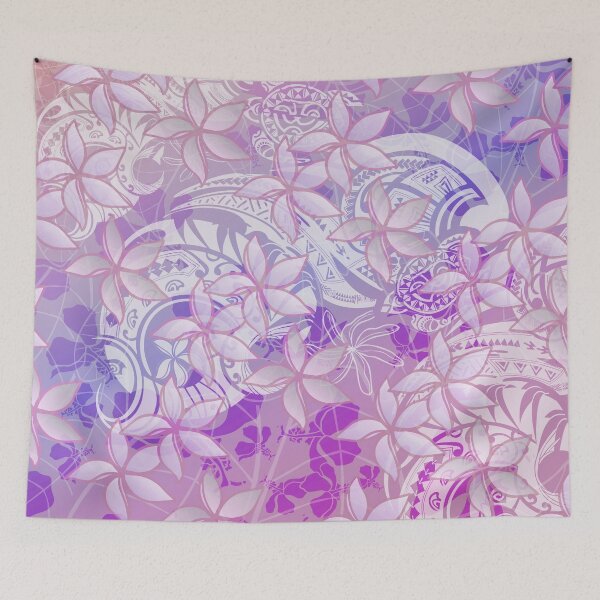 Item preview, Copy of Purple Polynesian Tribal Plumeria designed and sold by sunnthreads.