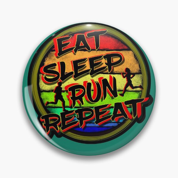Item preview, Eat Sleep Run Repeat, Running  designed and sold by ronnieyoung.