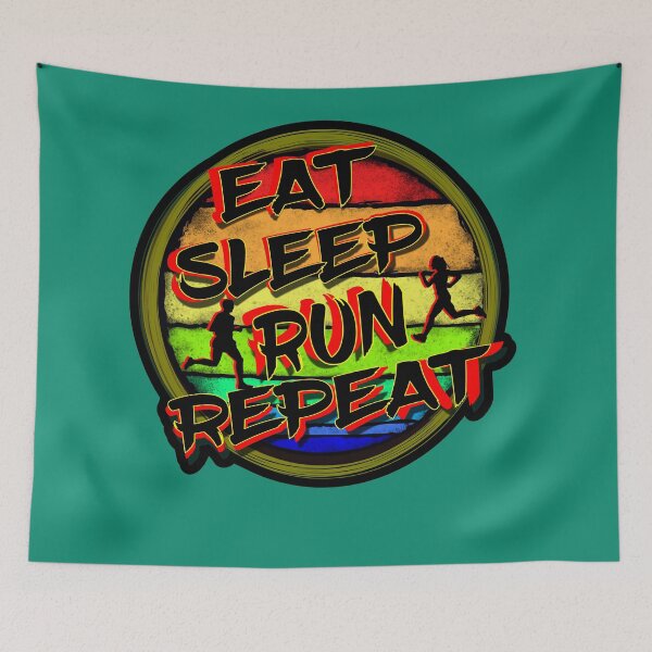 Item preview, Eat Sleep Run Repeat, Running  designed and sold by ronnieyoung.