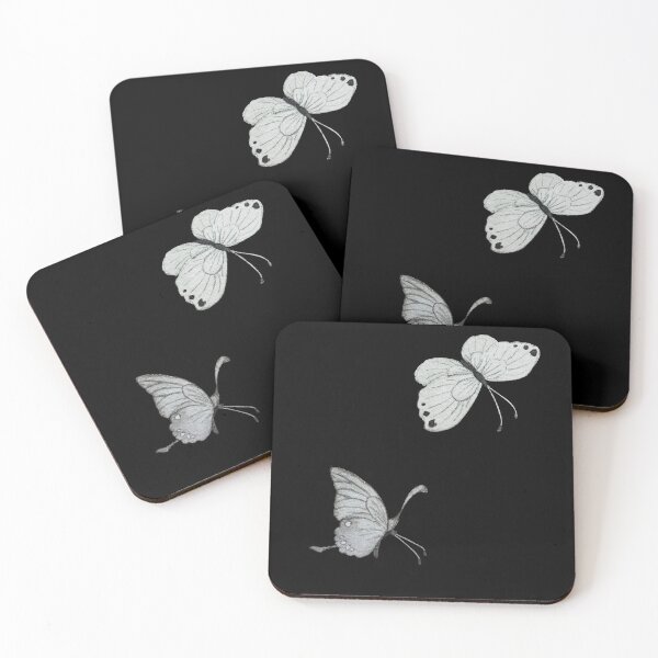Item preview, Two Silver Butterflies designed and sold by mooonhannah.