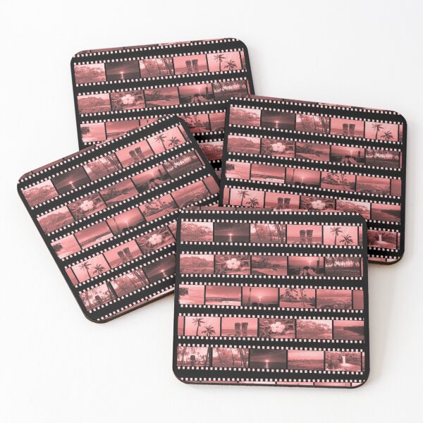 Item preview, Filmstrip Collage of Hawaii in Red designed and sold by Mount-Molehill.