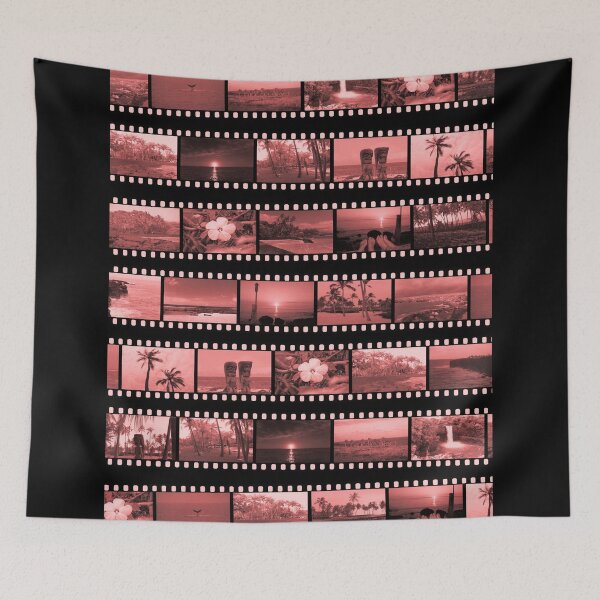 Item preview, Filmstrip Collage of Hawaii in Red designed and sold by Mount-Molehill.