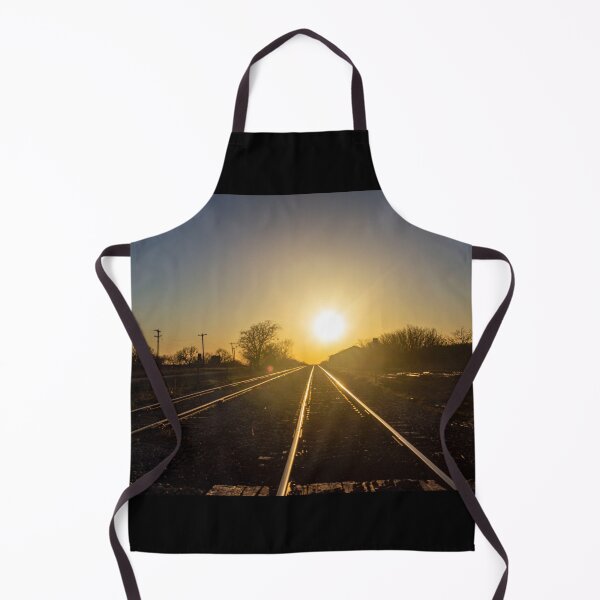 Artikelvorschau, Sonnenuntergang auf den Bahngleisen entworfen und verkauft von Peter Stawicki.