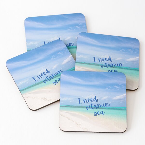 Item preview, I need vitamin sea funny summer beach photography nature  designed and sold by Decconer.