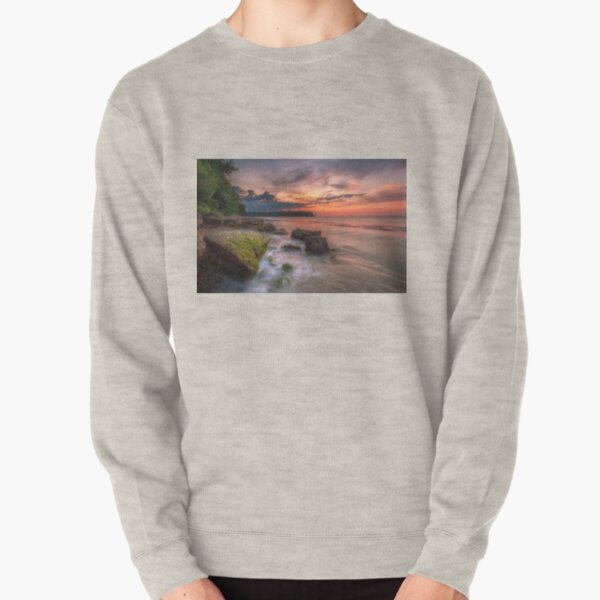 Rocky Beach Sunset Pullover Sweatshirt