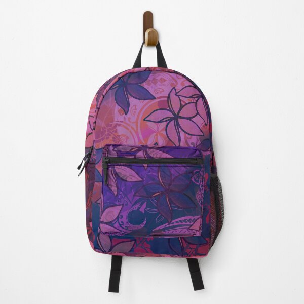Item preview, Lava Fire Polynesian Tribal Plumeria Print designed and sold by sunnthreads.