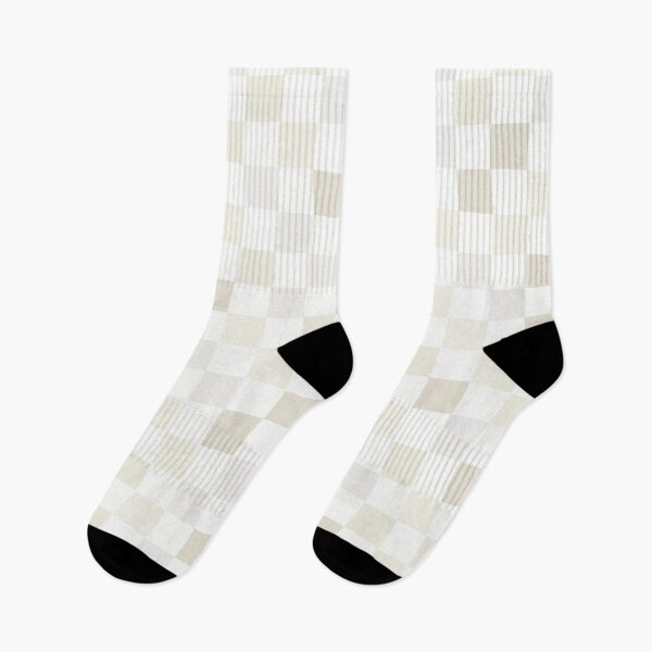 Item preview, Checkerboard Check Pattern in Pale Light Nearly White Beige Tones designed and sold by kierkegaard.