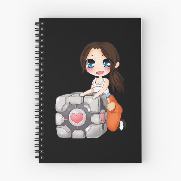 Item preview, Chell and Companion cube  designed and sold by Demetre92.
