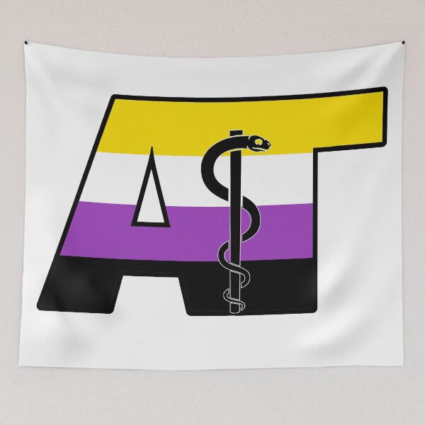 Item preview, Athletic Trainer Non Binary Pride Flag designed and sold by SamBrown.
