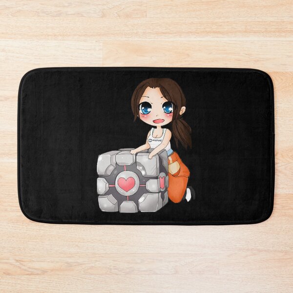 Item preview, Chell and Companion cube  designed and sold by Demetre92.