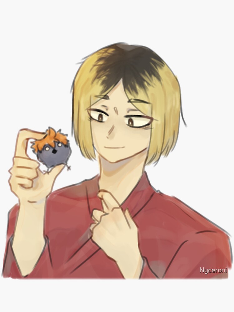 Kenma With Tiny Crow Hinata Sticker For Sale By Nyceroni Redbubble 6279