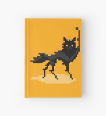 Canis lupus (pixel art) Hardcover Journal