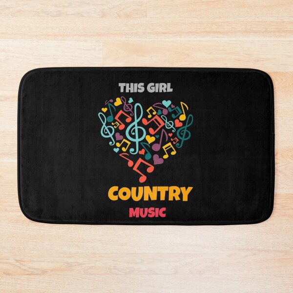 Item preview, This girl loves country music - music lover, loves music, music is my language, latest music designed and sold by mr&mrsmalik malik.