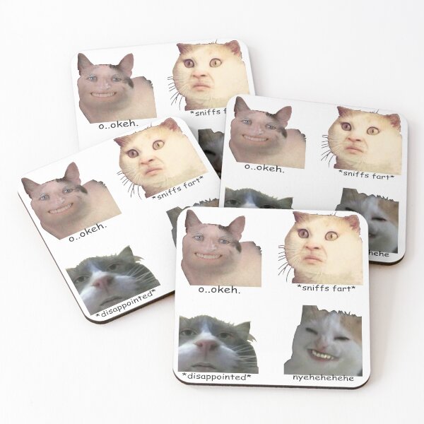 Item preview, Cats W/ Faces Meme PNG Starter Pack designed and sold by ASOE.
