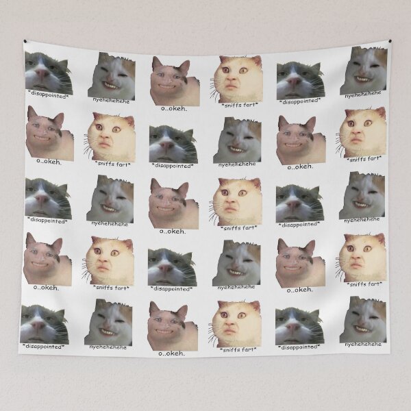 Item preview, Cats W/ Faces Meme PNG Starter Pack designed and sold by ASOE.
