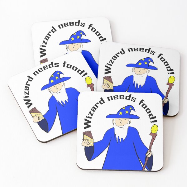 Item preview, Wizard needs food! designed and sold by MeetLightning.