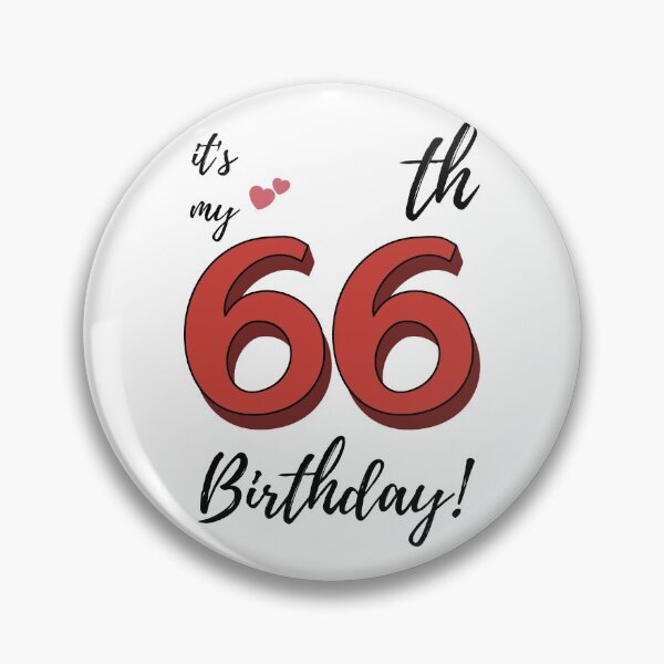 Item preview, It's My 66th Birthday quote designed and sold by WayneTower.