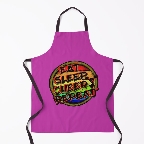 Item preview, Eat Sleep Cheer Repeat, Cheerleader designed and sold by ronnieyoung.