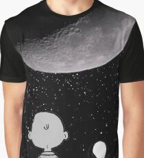 snoopy and charlie night sky Graphic T-Shirt