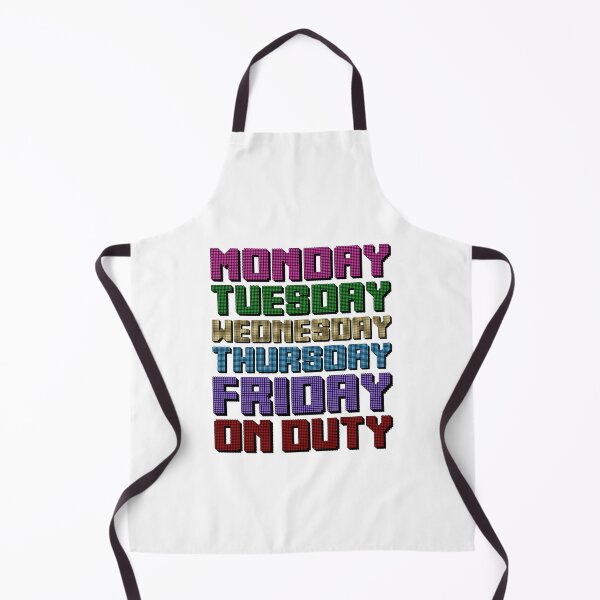 Item preview, Monday to Friday on Duty designed and sold by Marie Schmidt.