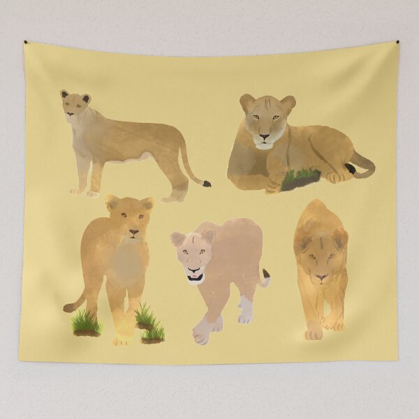Item preview, Fierce Lioness Pattern designed and sold by calliew1217.
