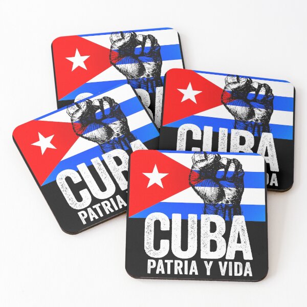 Item preview, Cuba, Patria Y Vida vintage retro flag designed and sold by hasondx.