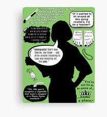 Malory Archer — Quotes Canvas Print