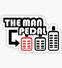 The Man Pedal (2) Sticker