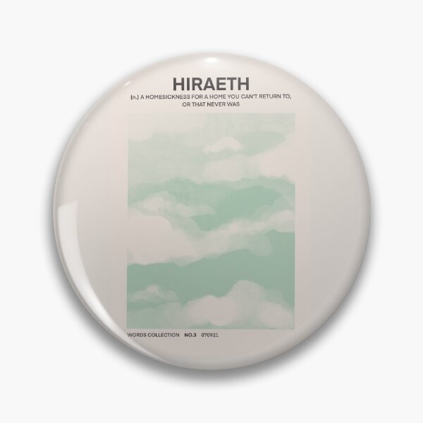 Item preview, Hiraeth meaningful word poster designed and sold by ohmyguacamole.