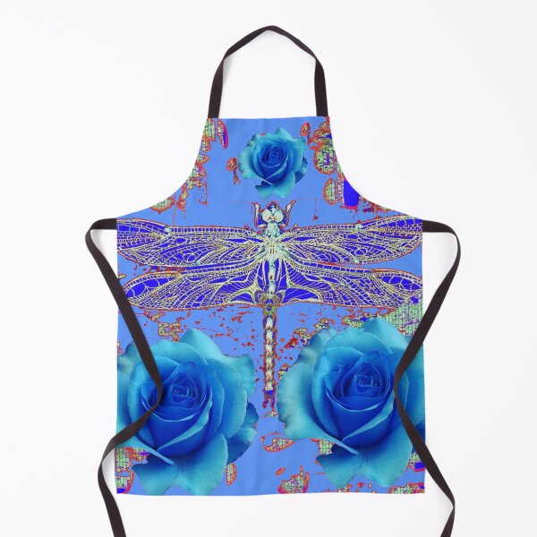 Artikelvorschau, BLAUE ROSEN LIBELLEN ABSTRAKTE MUSTERKUNST entworfen und verkauft von sharlesart.