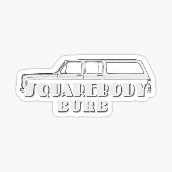 Item preview, squarebody burb designed and sold by captureAclassic.