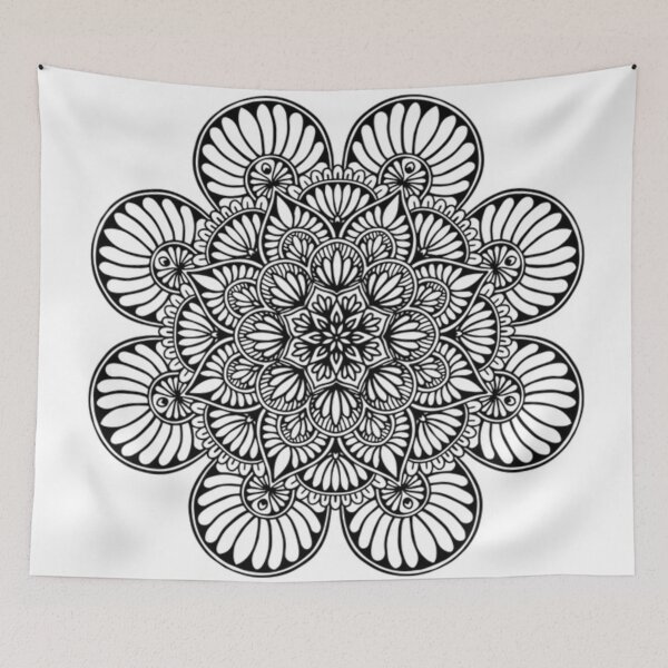 Item preview, Floral Mandala designed and sold by IshitaPoint.