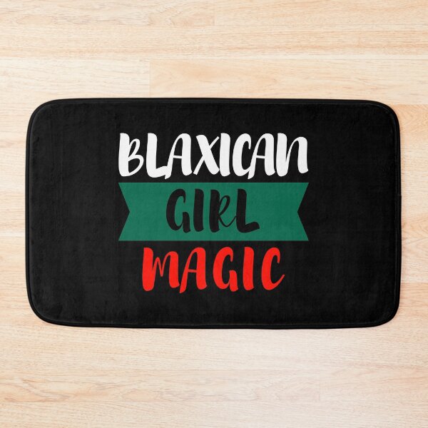 Item preview, Blaxican Girl Magic Half Black Half Mexican print designed and sold by jakehughes2015.