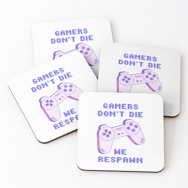 Item preview, Gamers don't die we respawn - gaming designed and sold by SunsetCloud.