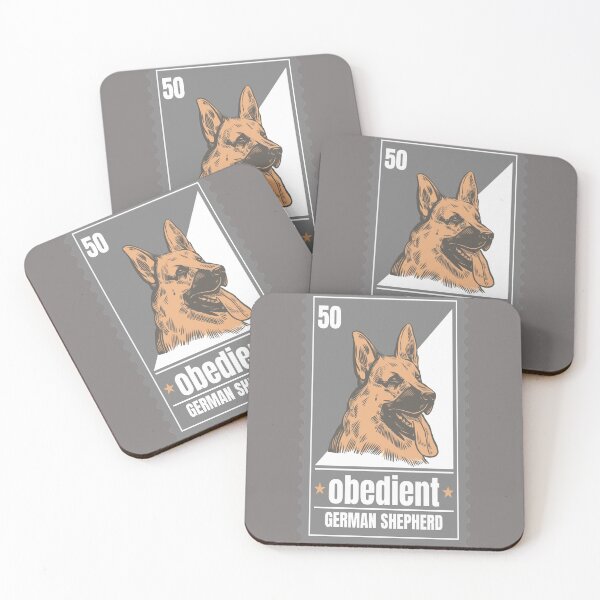 Item preview, cool  obedient German Shepherd stamp designed and sold by Nathan256.