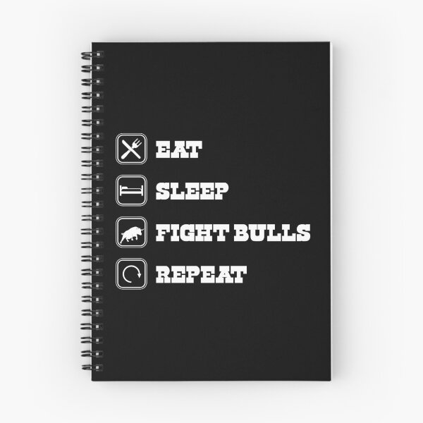 Item preview, Eat Sleep Fight Bulls Repeat Bullfighting Rodeo Clown print designed and sold by jakehughes2015.