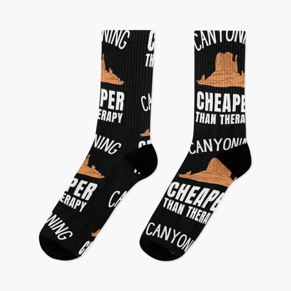 Item preview, Canyoning Cheaper Than Therapy designed and sold by Crafty-Mornings.