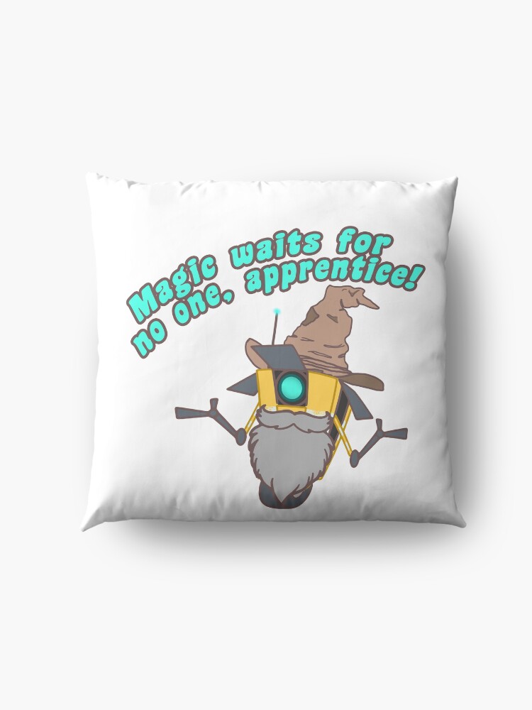 Alternate view of Magic waits for no one, apprenctice Floor Pillow
