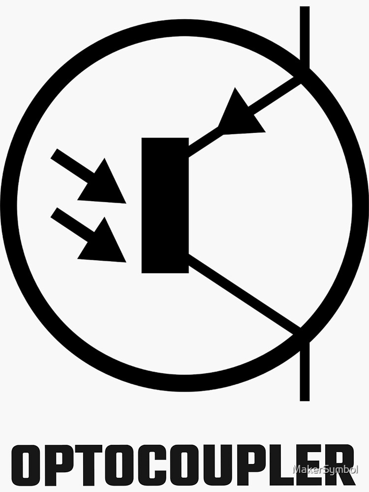 "PNP OPTOCOUPLER" Sticker for Sale by MakerSymbol Redbubble