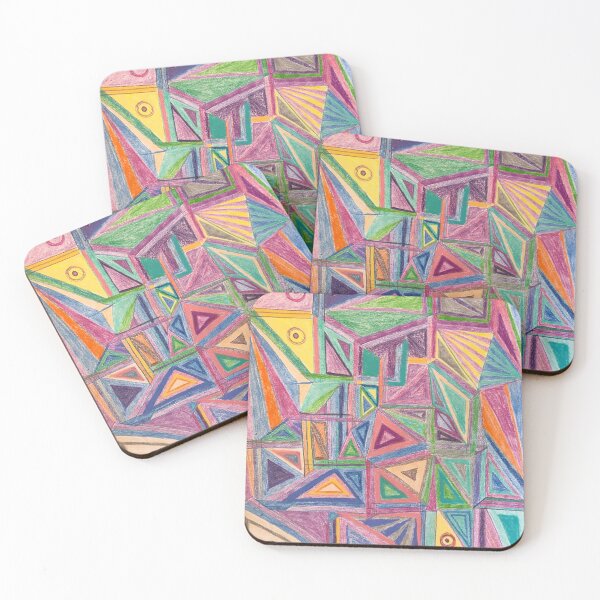 Item preview, Triangle pencil art  designed and sold by Lisamaree77.