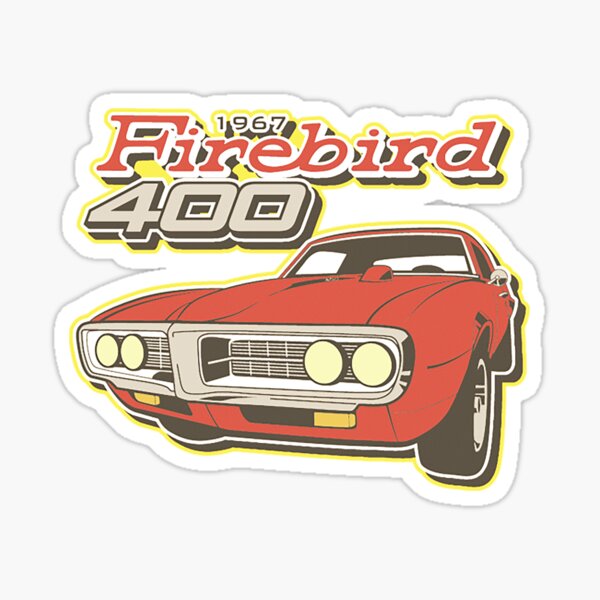 Aperçu de l'œuvre T-shirt Pontiac Firebird1967 Firebird 400 créée et vendue par FewFew.