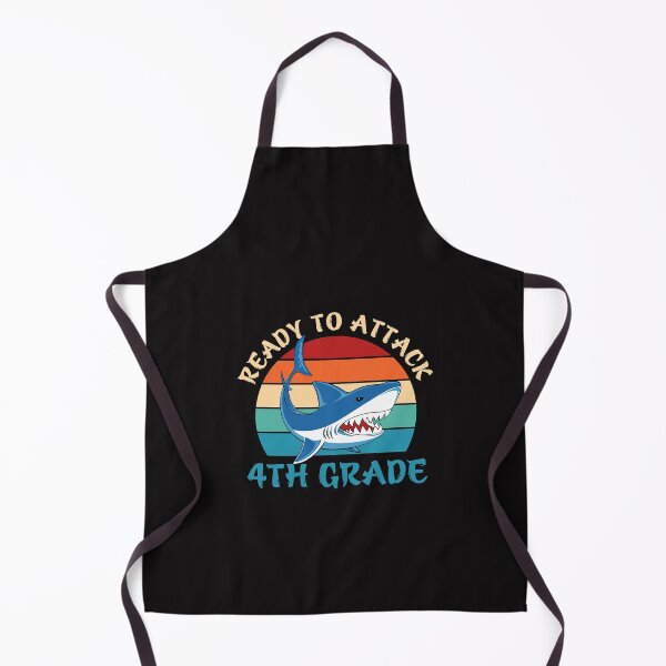 Item preview, Ready to Attack 4th Grade Back to School TShirt designed and sold by HammonArt.