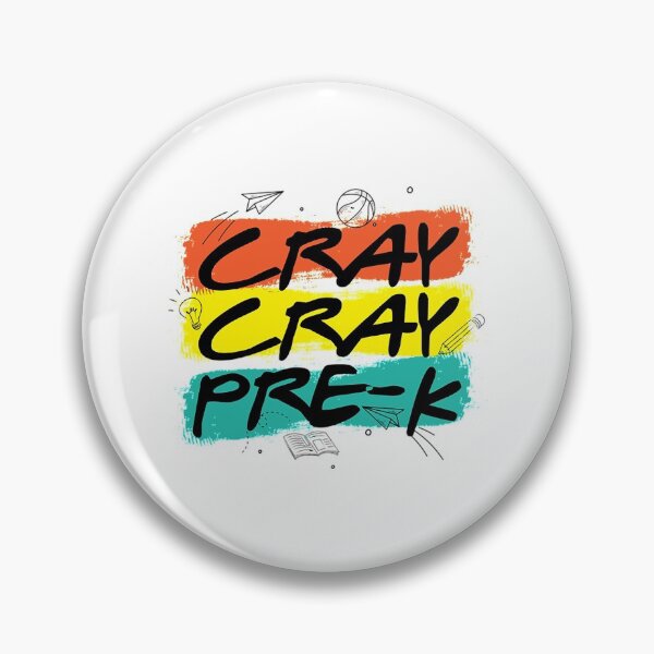 Artikelvorschau, Pre K T-ShirtCray Cray Pre K entworfen und verkauft von FewFew.