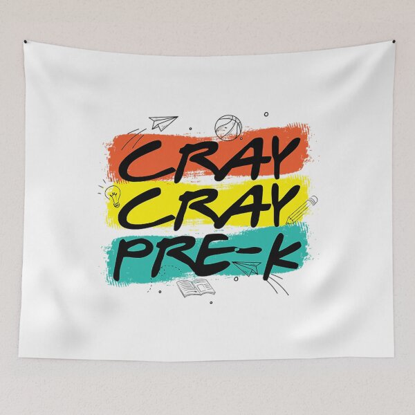 Artikelvorschau, Pre K T-ShirtCray Cray Pre K entworfen und verkauft von FewFew.