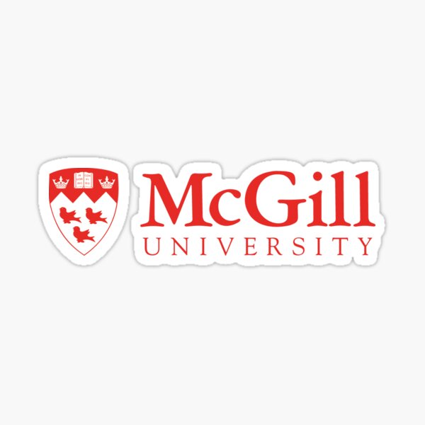 Item preview, McGill Sticker designed and sold by wuerthamanda.